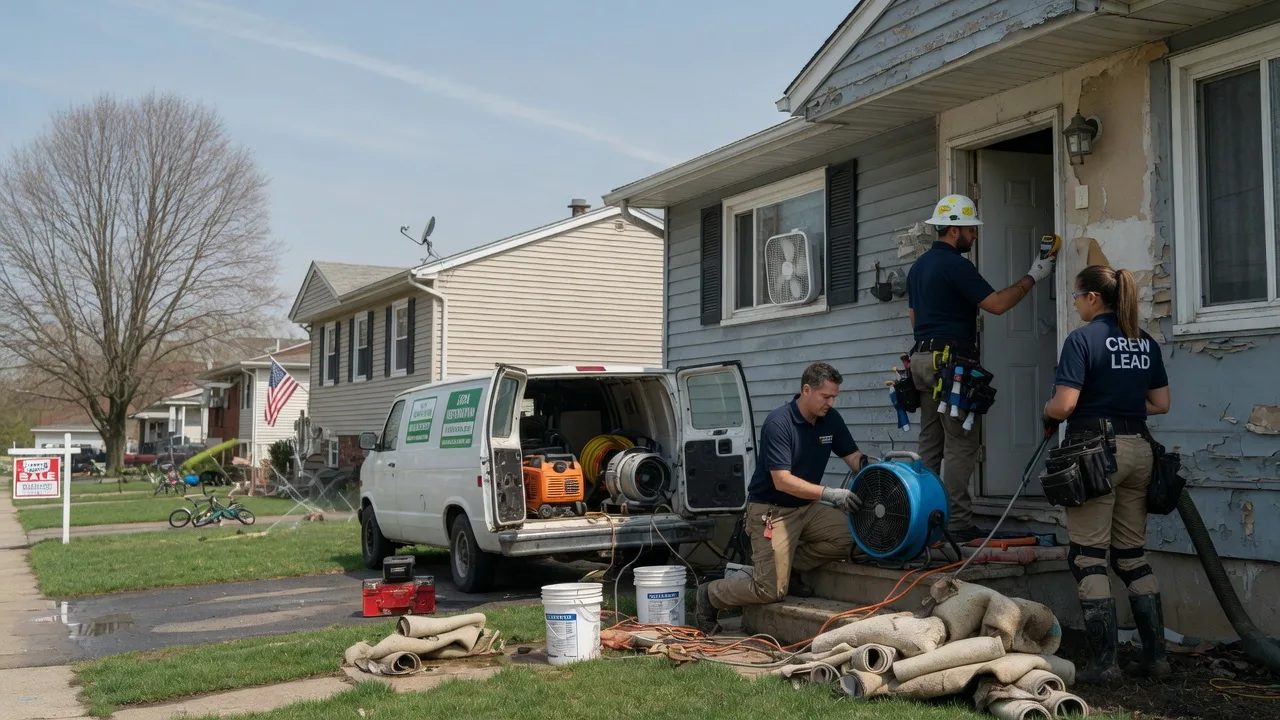 Flood Cleanup in Harrisburg, NC near me